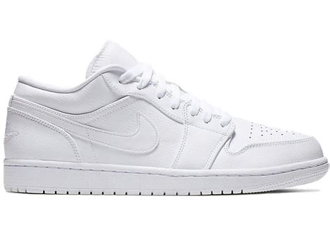 jordan 1 low white sneakers